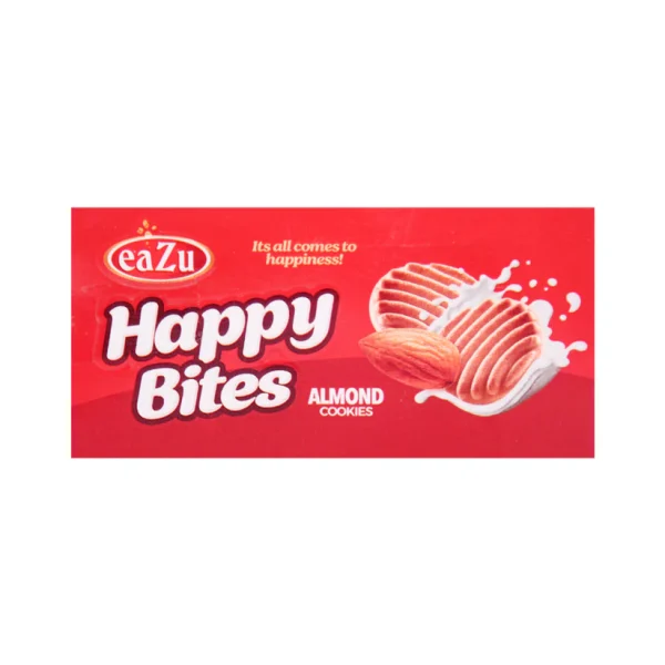 EAZU HAPPY BITES ALMOND COOKIES 90 GM