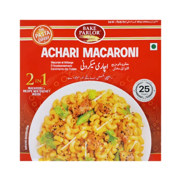 BAKE PARLOR ACHARI MACARONI 250 GM
