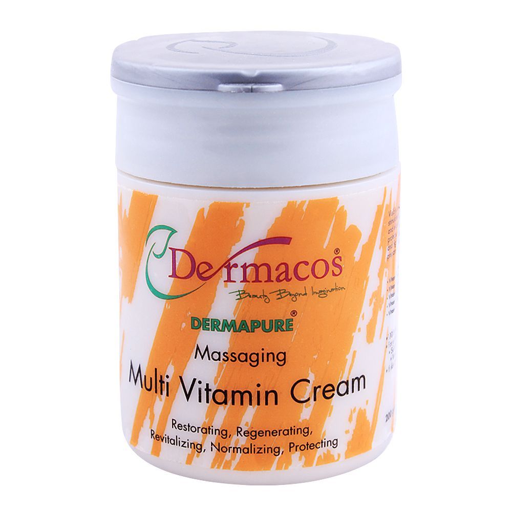 1076492-1 DERMACOS MASSAGING MULTI VITAMIN CREAM CLEANSER 200GM - Image 1