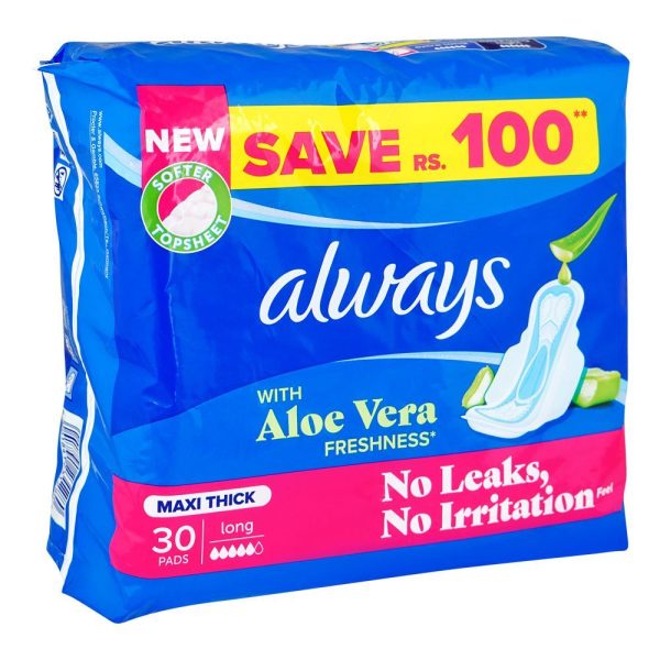 ALWAYS MAXI THICK EXTRA LONG 30 PADS