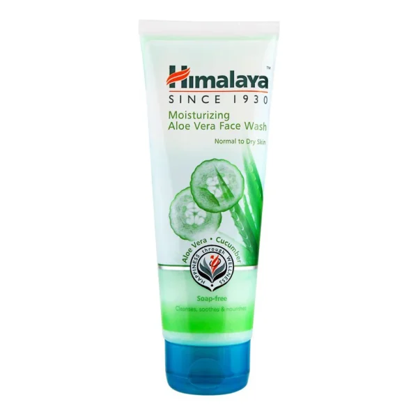 HIMALAYA MOISTURIZING ALOE VERA FACE WASH 100ML
