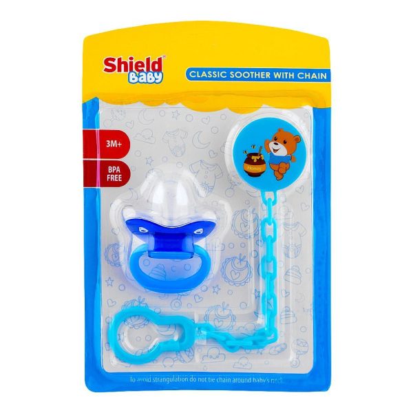 SHIELD CLASSIC SOOTHER WITH CHAIN