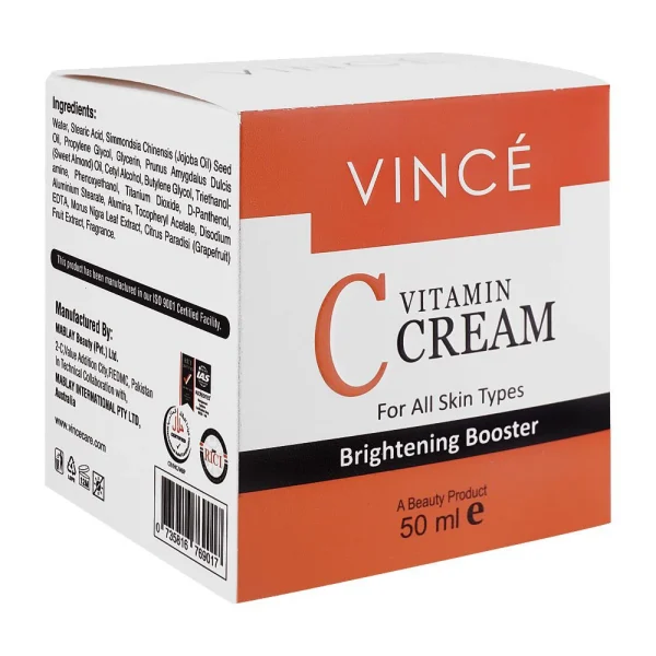 VINCE VITAMIN C CREAM BRIGHTENING BOOSTER 50ML