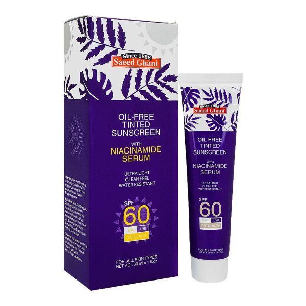 SAEED GHANI OIL FREE TINTED SUN SCREEN 60 SPF 30ML