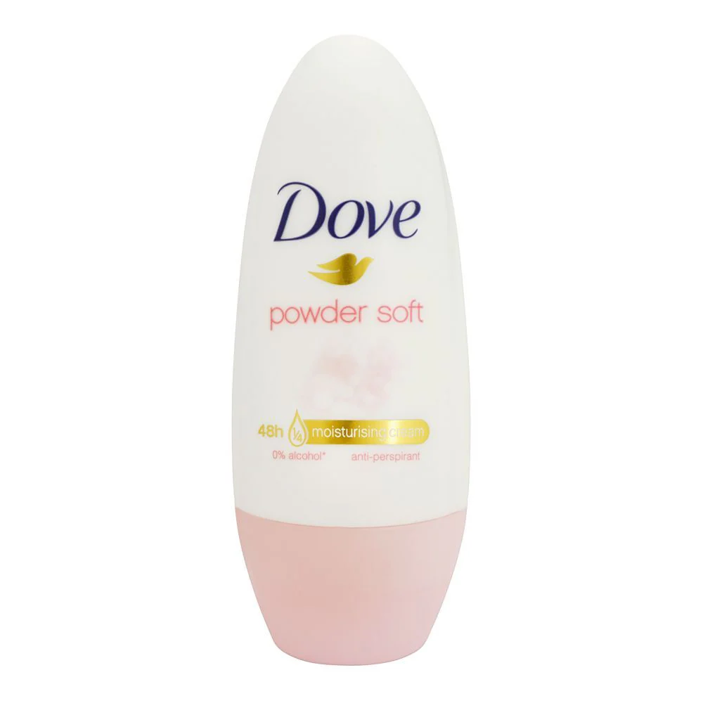 1267886-1 DOVE DEODORANT ROLL ON POWDER SOFT 48H 40 ML - Image 1