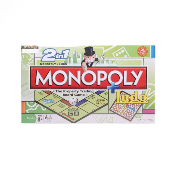 7776 MONOPOLY LUDO 2 IN 1