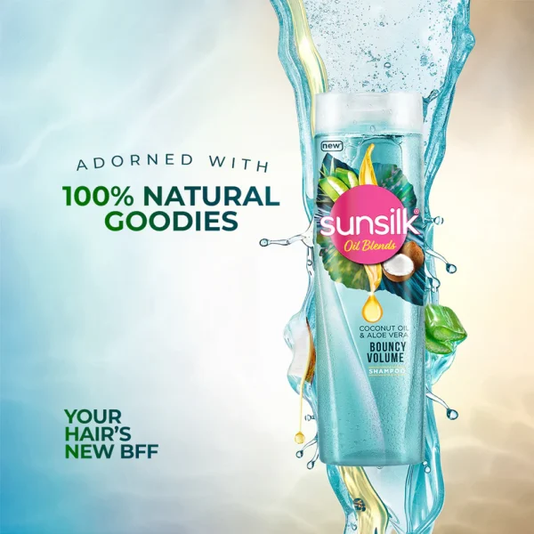 SUNSILK COCONUT OIL & ALOE SHMAMPOO 380 ML