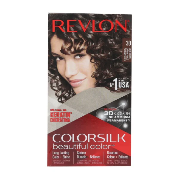 REVLON HAIR COLOR SILK DARK BROWN 30