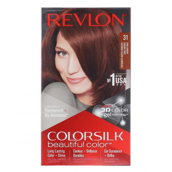 REVLON HAIR COLOR SILK DARK AUBURN 31 PC