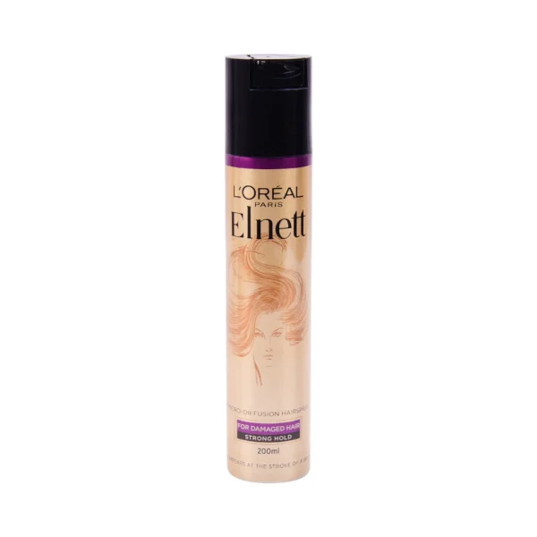 LOREAL ELNETT HAIR SPRAY FOR DEMAGE STRONG HOLD 200ML