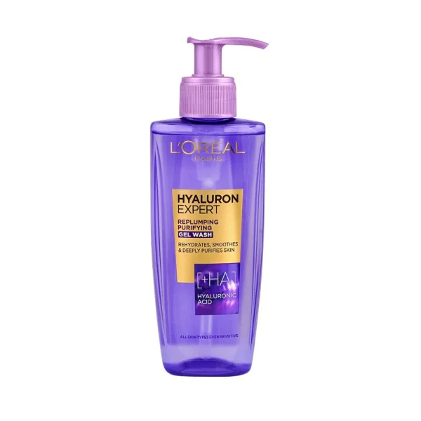 LOREAL HYALLURON EXPERT REPLUMPING GEL WASH 200ML