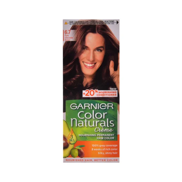 GARNIER COLOR NATURALS CREME 6.7 PURE CHOCOLATE BROWN