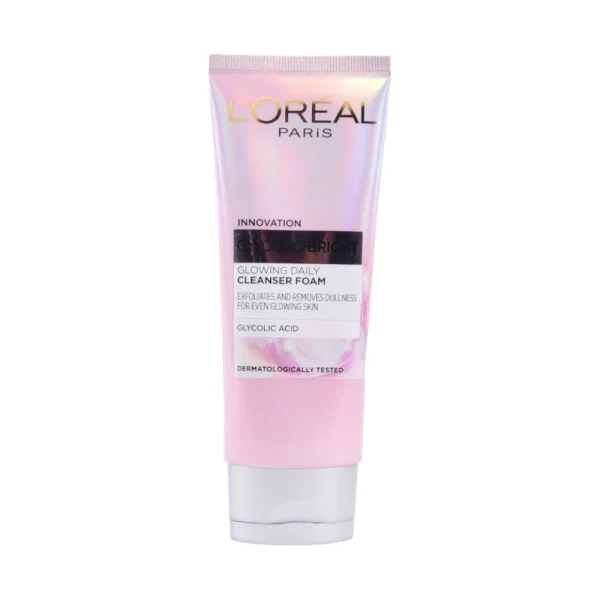 LOREAL GLYCOLIC BRIGHT FACEWASH 100ML