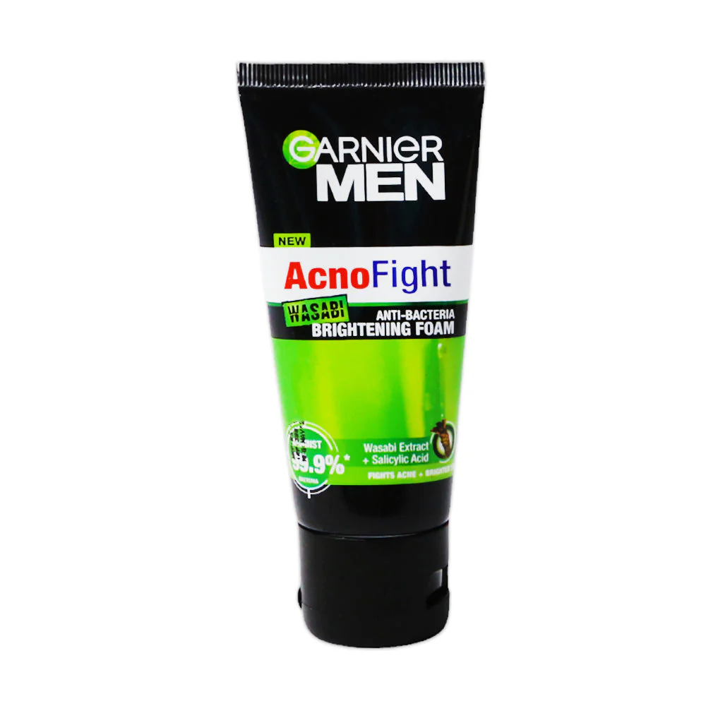 3610340672194_be40a0f2-85c5-44fd-a377-85714bdecd58 GARNIER MEN ACNO FIGHT WASABI FACE WASH 50ML - Image 1
