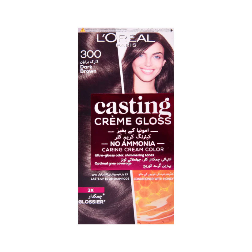 3610340672231_57045eec-b8cb-43d2-9371-631a98106dbd LOREAL CASTING 300 DARK BROWN - Image 1