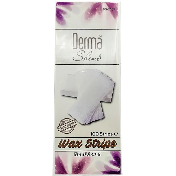 DERMA SHINE WAX STRIPS NON-WOVEN LARGE