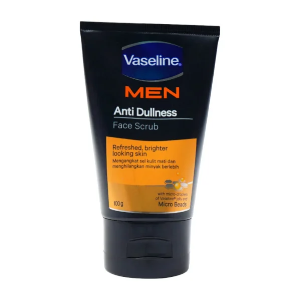 VASELINE MEN FACE SCRUB ANTI DULLNESS 100 GM