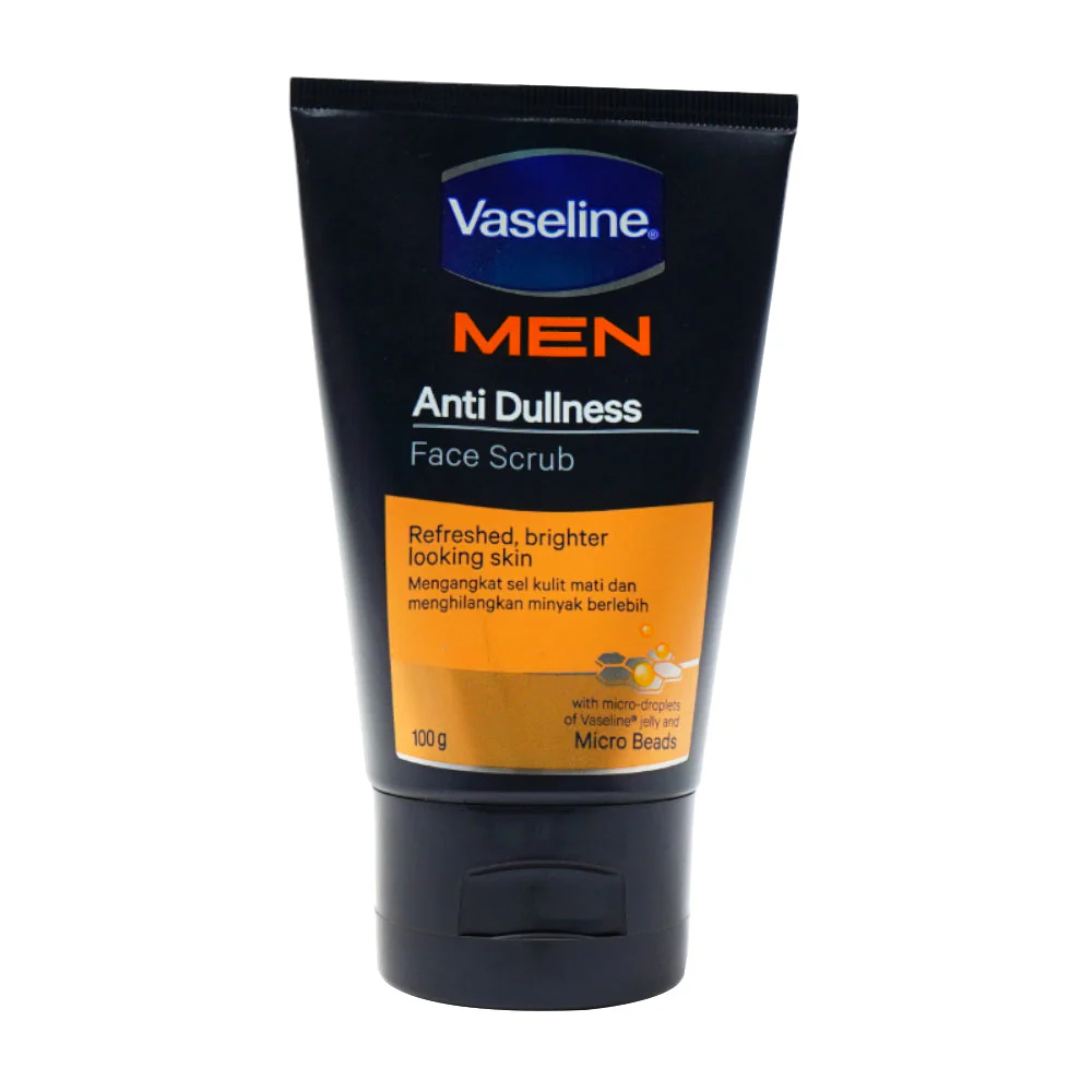 4800888157942_1 VASELINE MEN FACE SCRUB ANTI DULLNESS 100 GM - Image 1