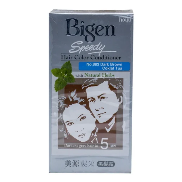 BIGEN SPEEDY HAIR COLOR CONDITIONER DARK BROWN 883