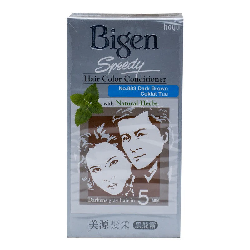 4987205000164 BIGEN SPEEDY HAIR COLOR CONDITIONER DARK BROWN 883 - Image 1