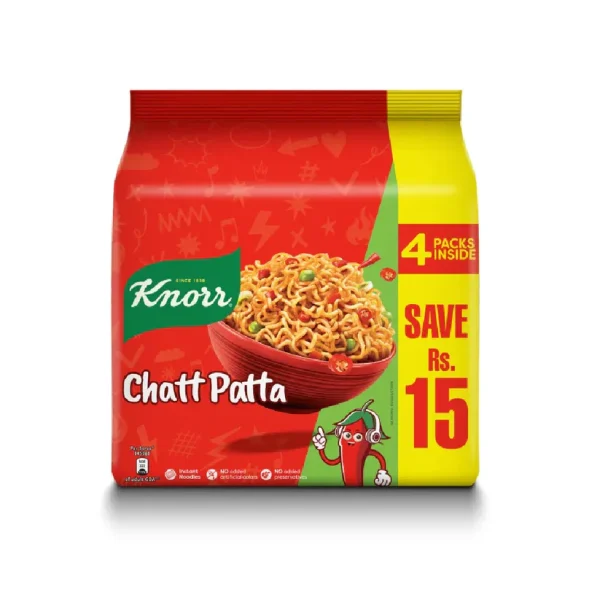 KNORR NOODLES CHATPATTA PROMO PACK 1X4 200 GM