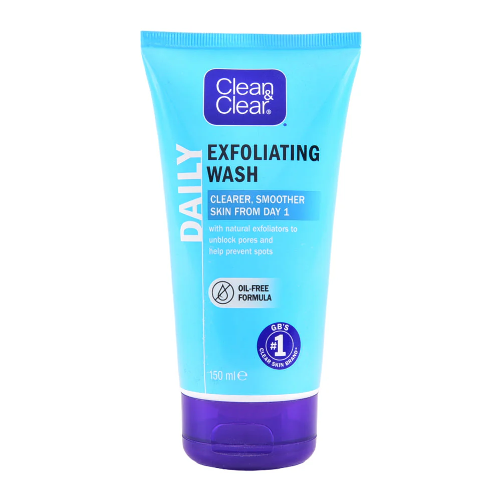 5000207007425_5015e7fb-125a-4e4b-8f4c-0f71f5e42746 CLEAN & CLEAR DAILY WASH EXFOLIATING WASH 150 ML - Image 1