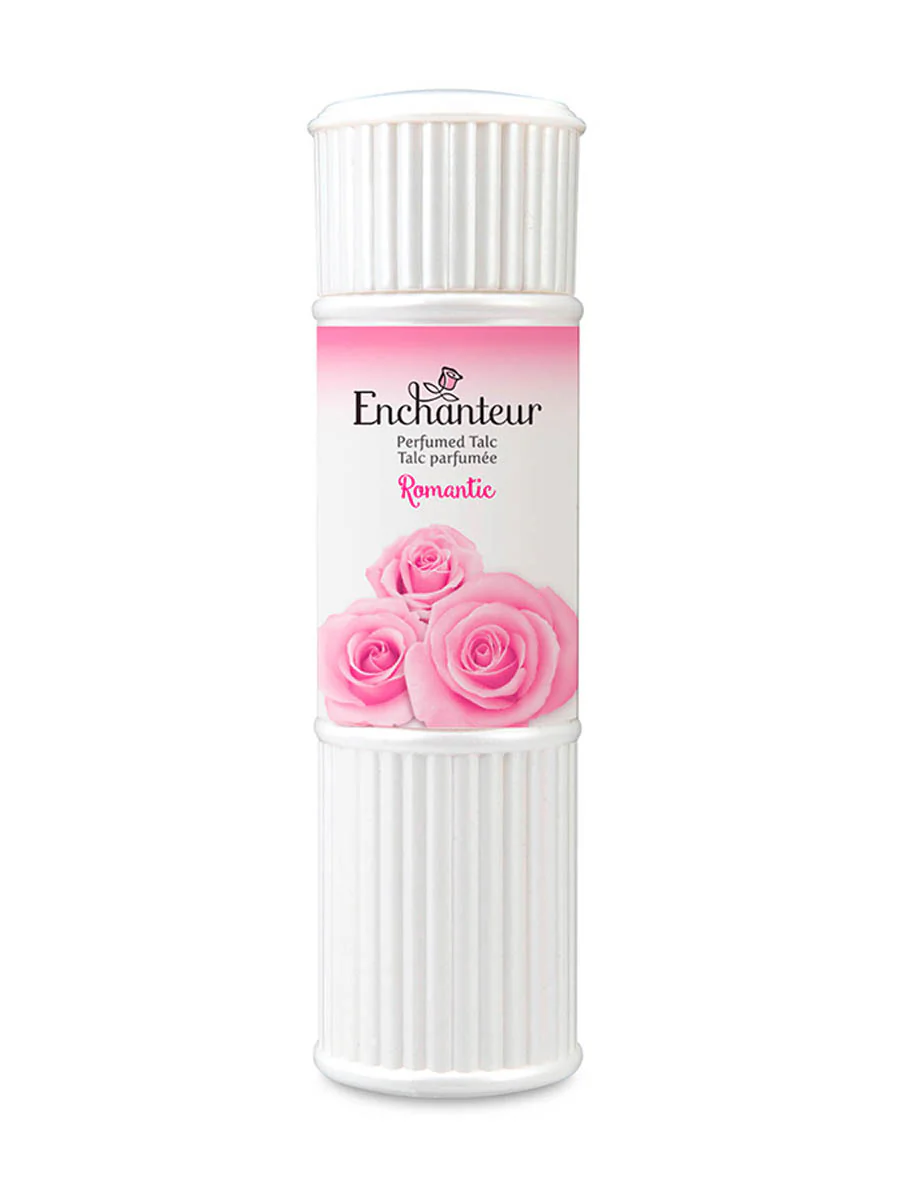5009697 ENCHANTEUR TALCUM PERFUMED POWDER ROMANTIC 250GM - Image 1
