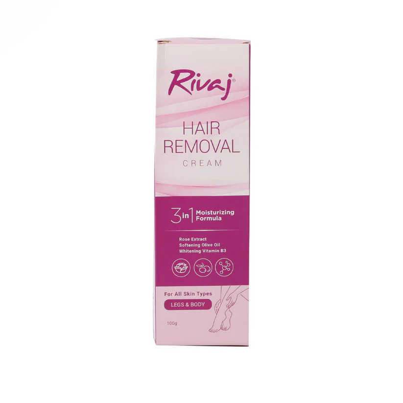 5060453459614 (1) RIVAJ HAIR REMOVING CREAM 100GM - Image 1