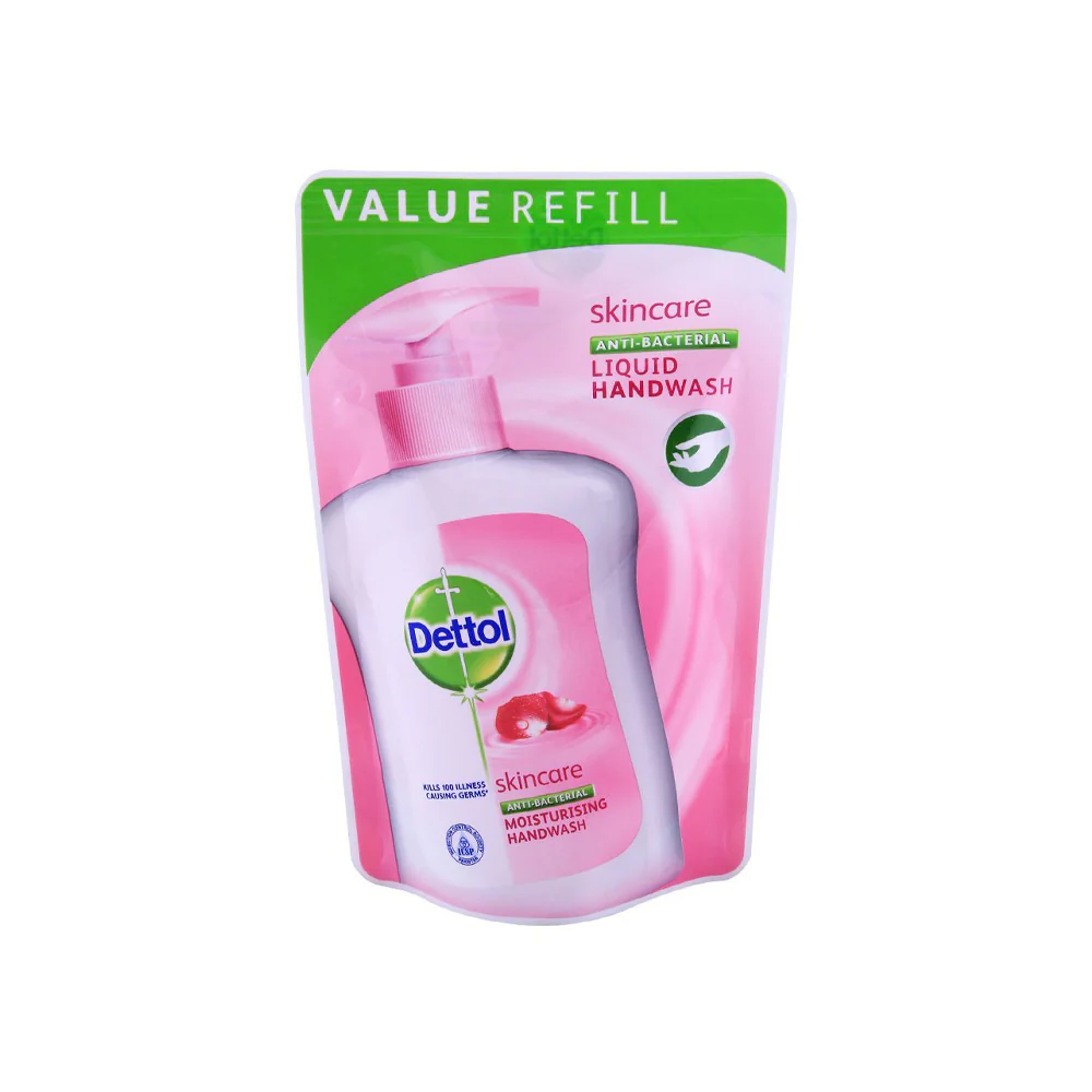 6001106209124 DETTOL HAND WASH SKIN CARE REFILL POUCH 150ML - Image 1