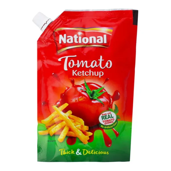 NATIONAL TOMATO KETCHUP POUCH 400GM