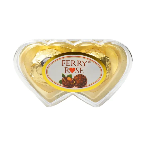 FERRY ROSE CHOCOLATE DOUBLE HEART T-2 25 GM