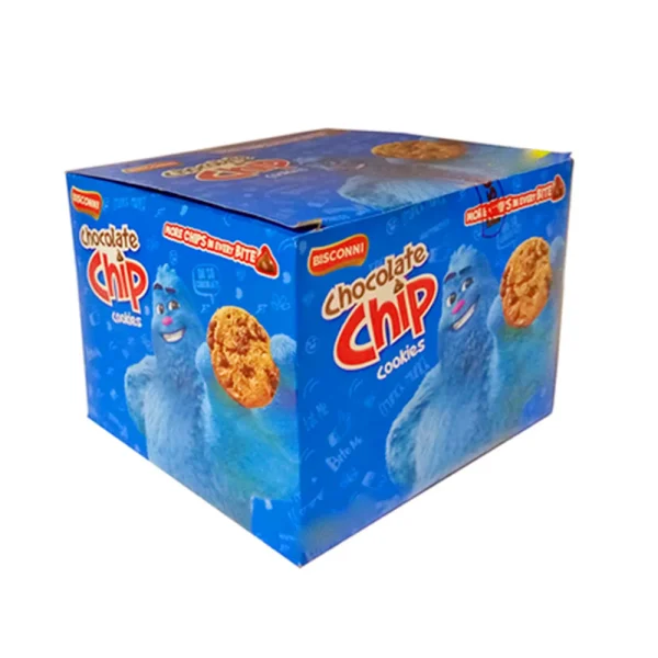 BISCONNI CHOCOLATE CHIP COOKIES TIIKI 24 PACKS BOX