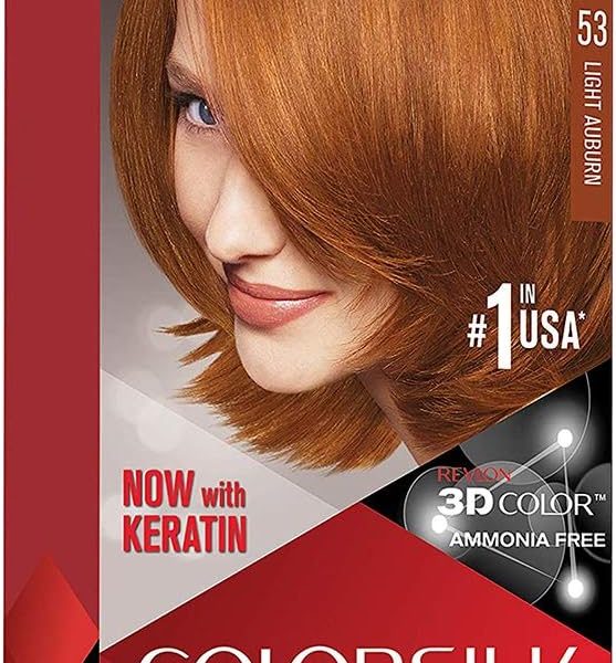 REVLON HAIR COLOR SILK LIGHT AUBURN 53