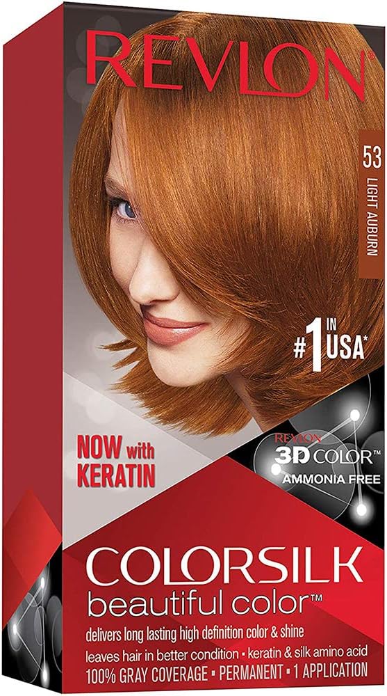 710b5Z+GV-L._AC_SL1000_ REVLON HAIR COLOR SILK LIGHT AUBURN 53 - Image 1