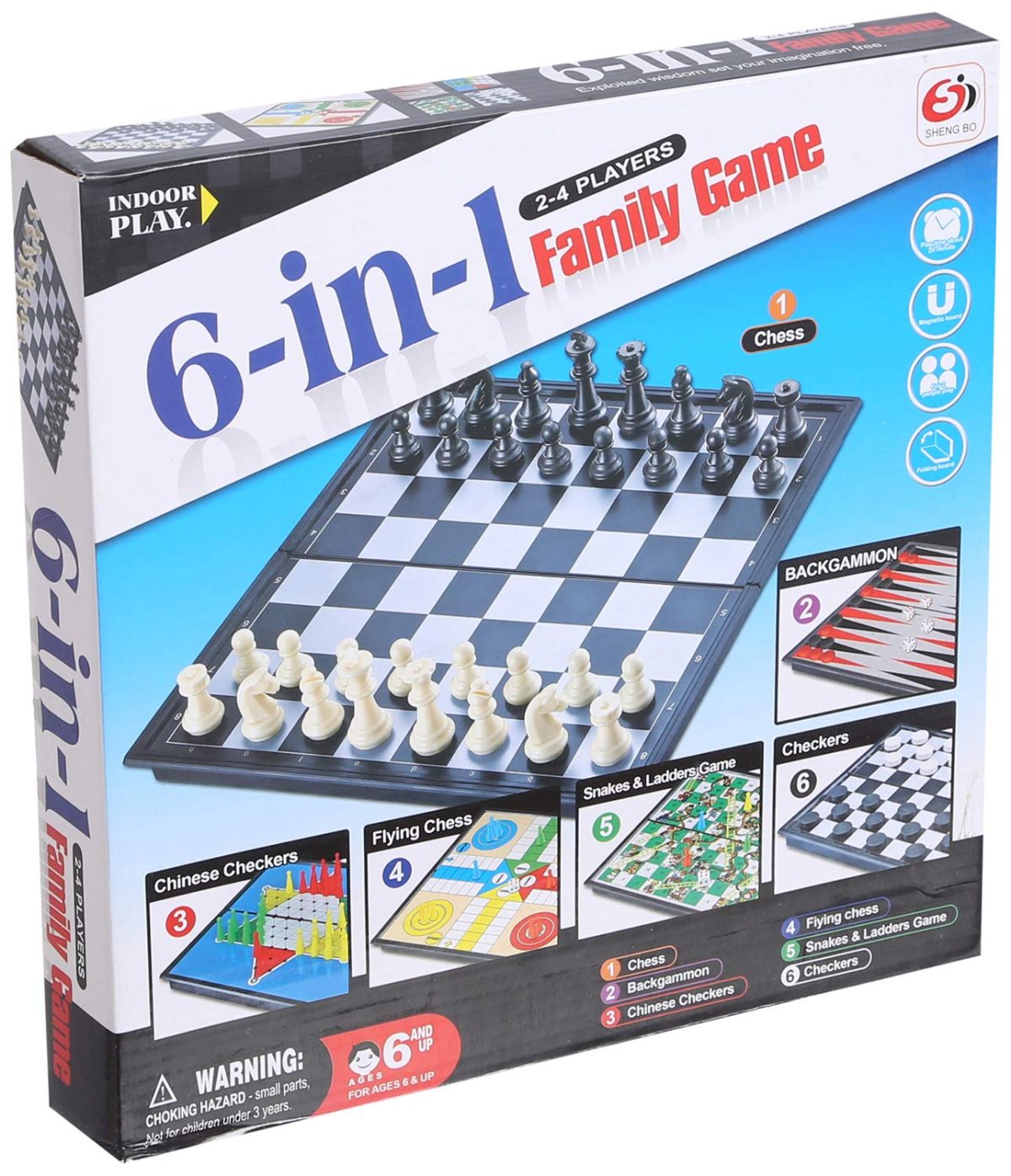 SHENG BO 6 IN 1 FAMILY GAME - Image 1