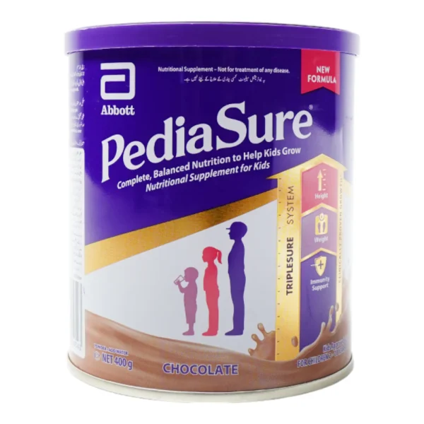 PEDIASURE NUTRI SUPPLEMENT POWDER FOR KIDS CHOCOLATE TIN 400