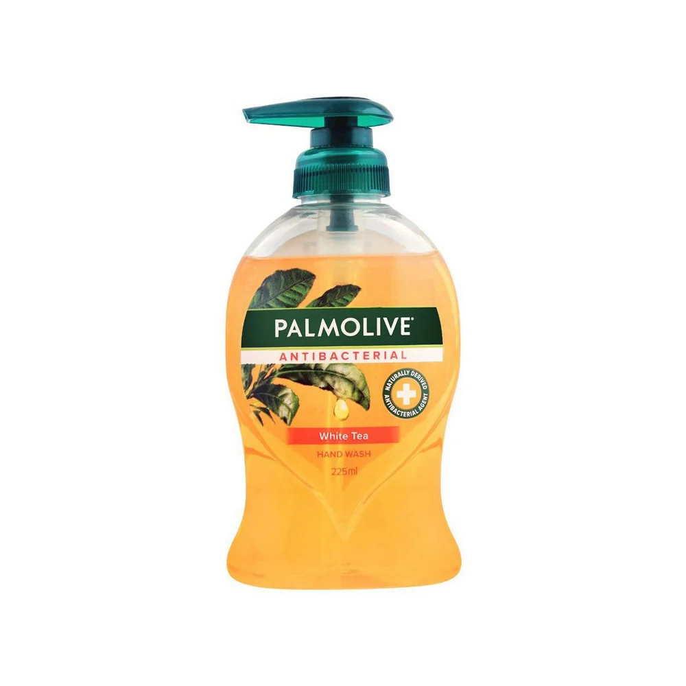 8886950037028 PALMOLIVE ANTI BACTERIAL WHITE TEA HAND WASH 225ML - Image 1