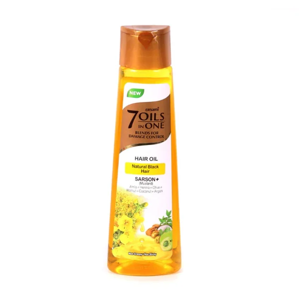 EMAMI 7 OIL IN ONE NATURAL BLACK HAIR OIL 100ML