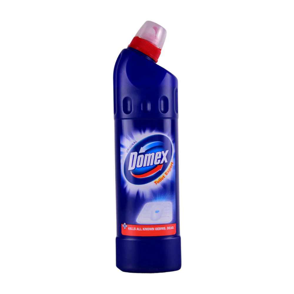 8961014243246_61971227-958a-4f07-a8a7-1817071d701d DOMEX CLEANER TOILET & BATHROOM BLUE ORIGINAL 730 ML - Image 1