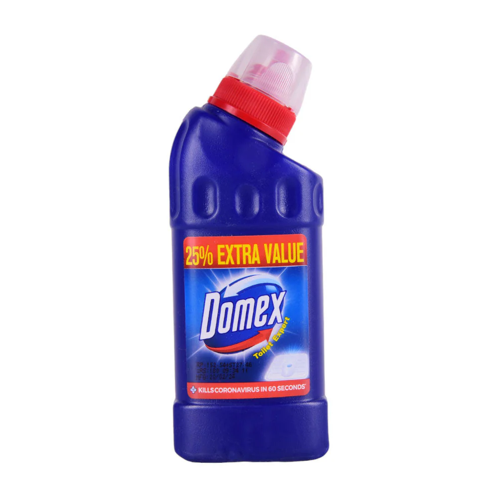 8961014249163_95899087-5a71-4c1f-a5b2-5d754803aaaf DOMEX CLEANER TOILET & BATHROOM BLUE ORIGINAL 250 ML - Image 1