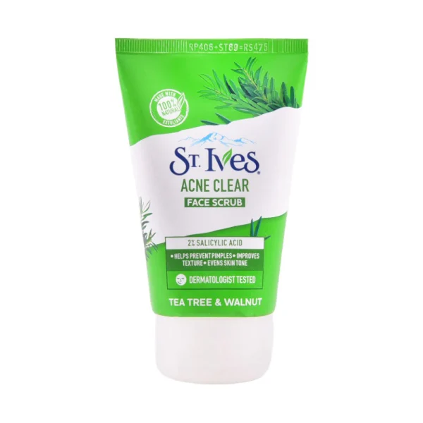 ST.LVES ACNE CLEAR FACE SCRUB 100GM