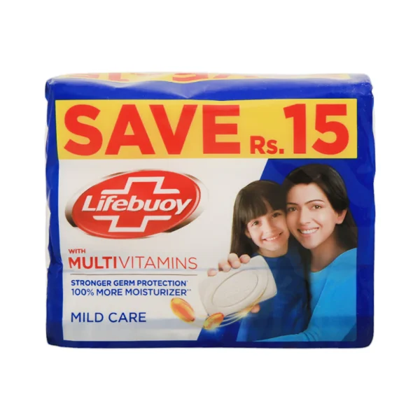 LIFEBUOY SOAP MILD CARE TRIO PACK SAVE RS.15 3X128 GM