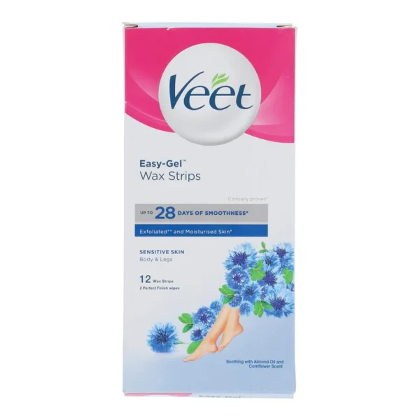 VEET WAX STRIPS SENSITIVE SKIN 12 PCS