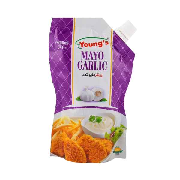 YOUNGS MAYO GARLIC SAUCE 200 ML