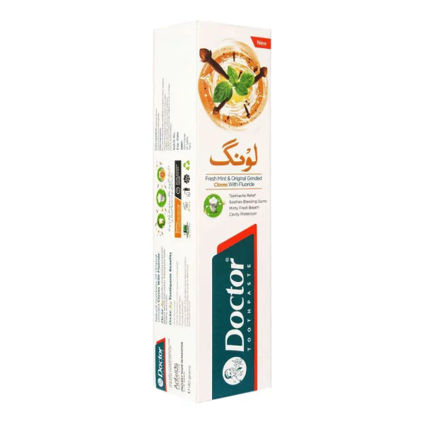 DOCTOR TOOTHPASTE FRESH MINT & GRINDED CLOVES 140 GM