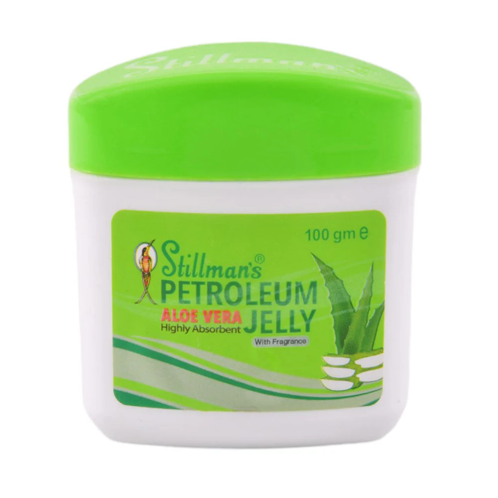 8964001076322_5b652144-9255-49b7-b866-395a97775959 STILLMANS PETROLEUM JELLY ALOE VERA 100 GM - Image 1