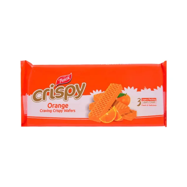 TRACK CRISPY WAFERS ORANGE 75GM