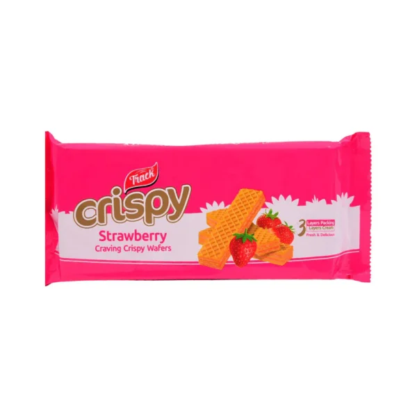 TRACK CRISPY WAFERS STRAWBERRY 150GM
