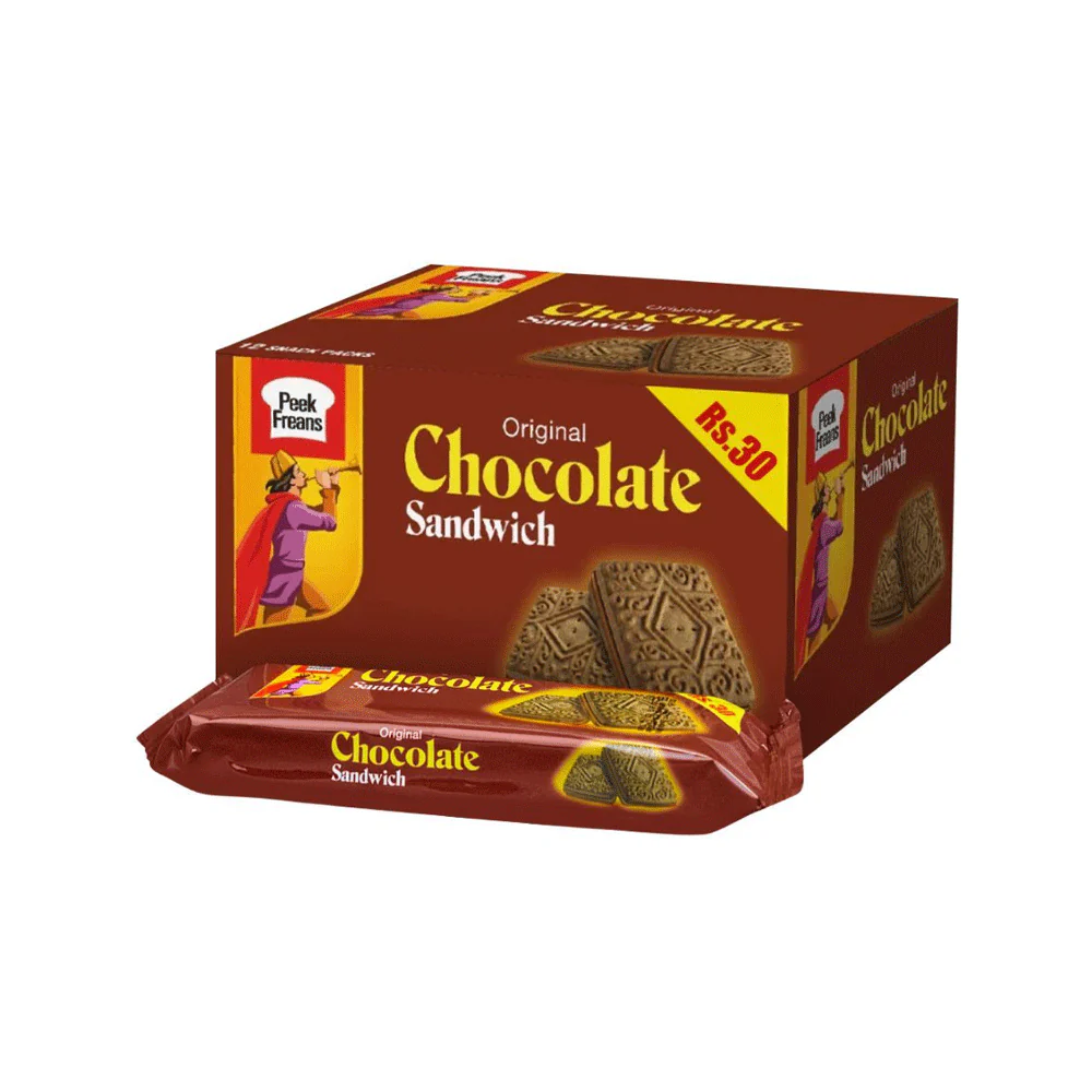 8964002526413 PEEK FREANS CHOCOLATE SANDWICH MUNCH PACK RS 30X12 BOX - Image 1