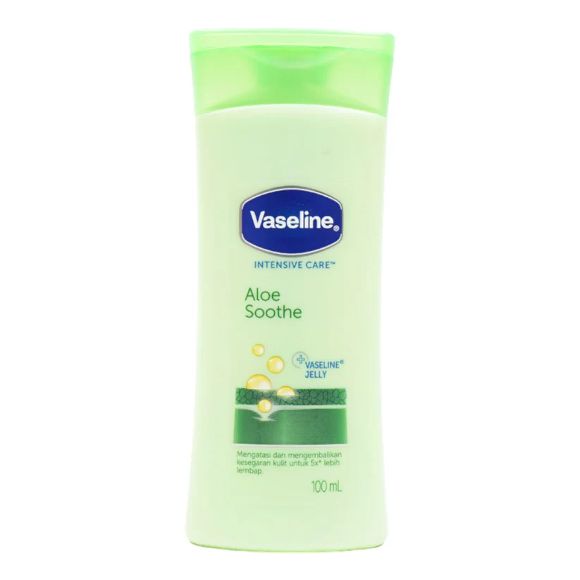 8999999003074_1 VASELINE BODY LOTION INTENSIVE CARE ALOE SOOTHE 100 ML - Image 1
